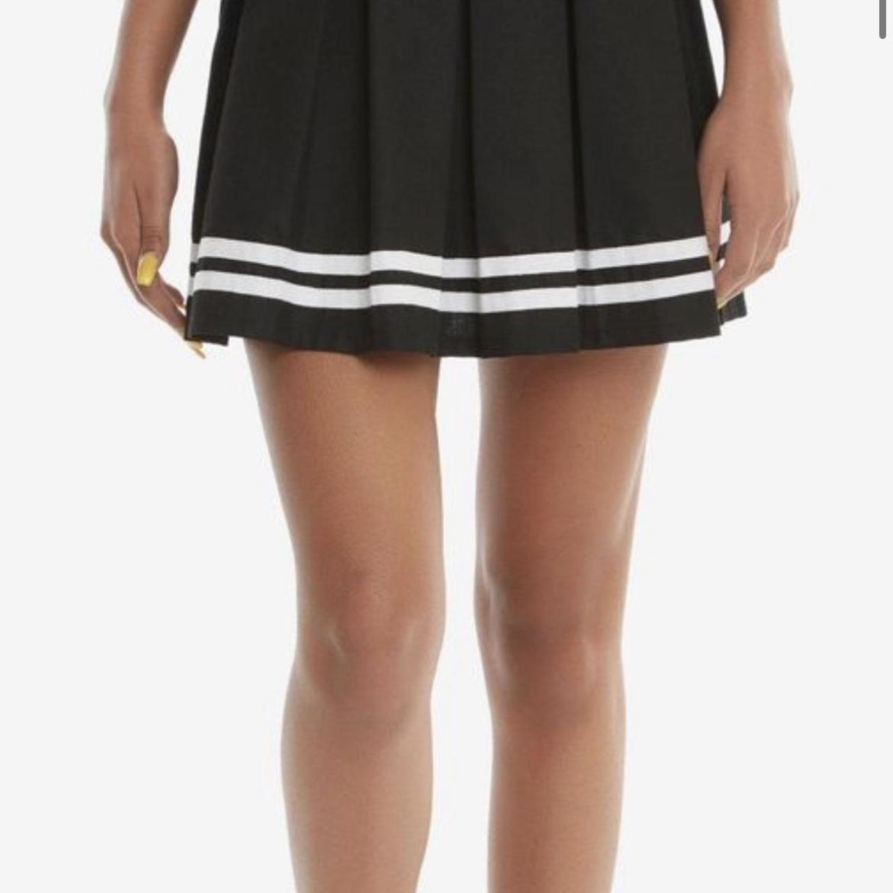 Hot Topic Pleated Cheerleader skate skirt Mini... - Depop