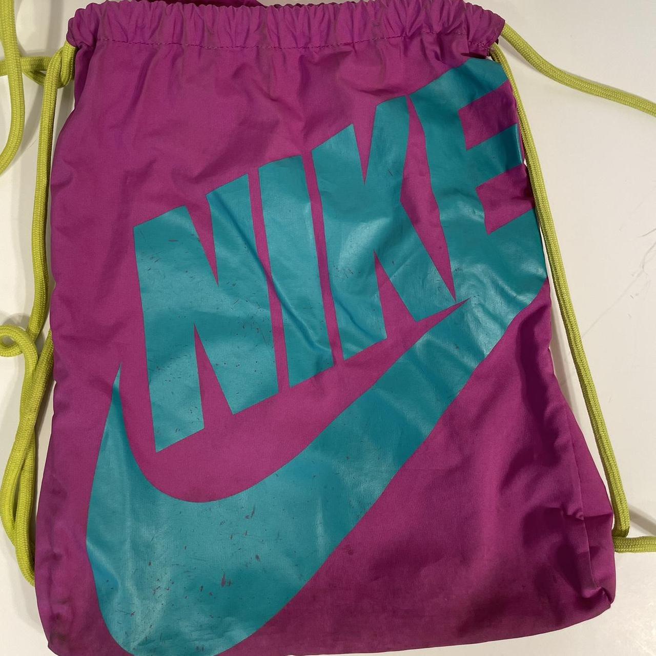 Vintage Nike shops Drawstring Bag