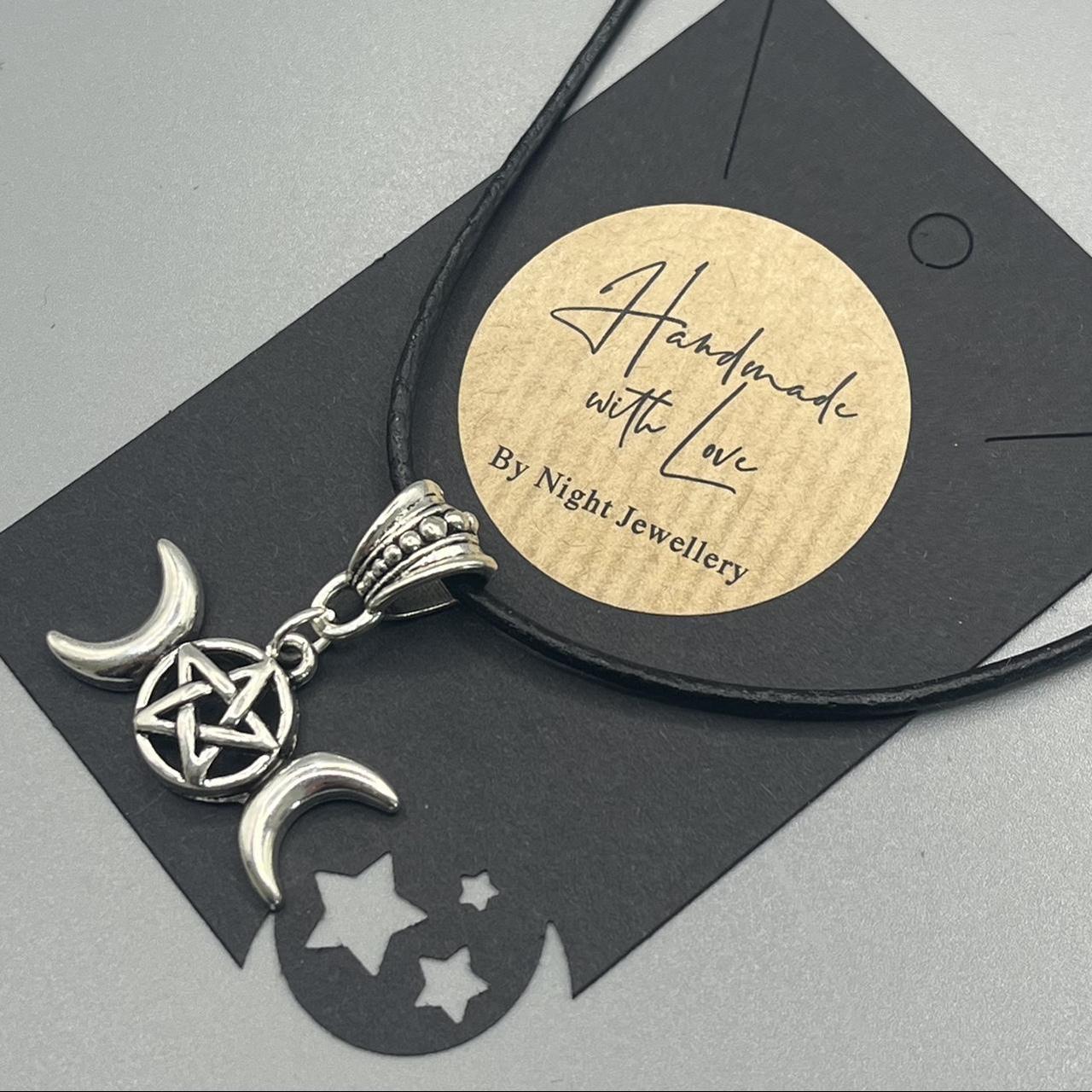 Silver Goblet With Magic Symbol Triquetra For Neopaganism Wicca