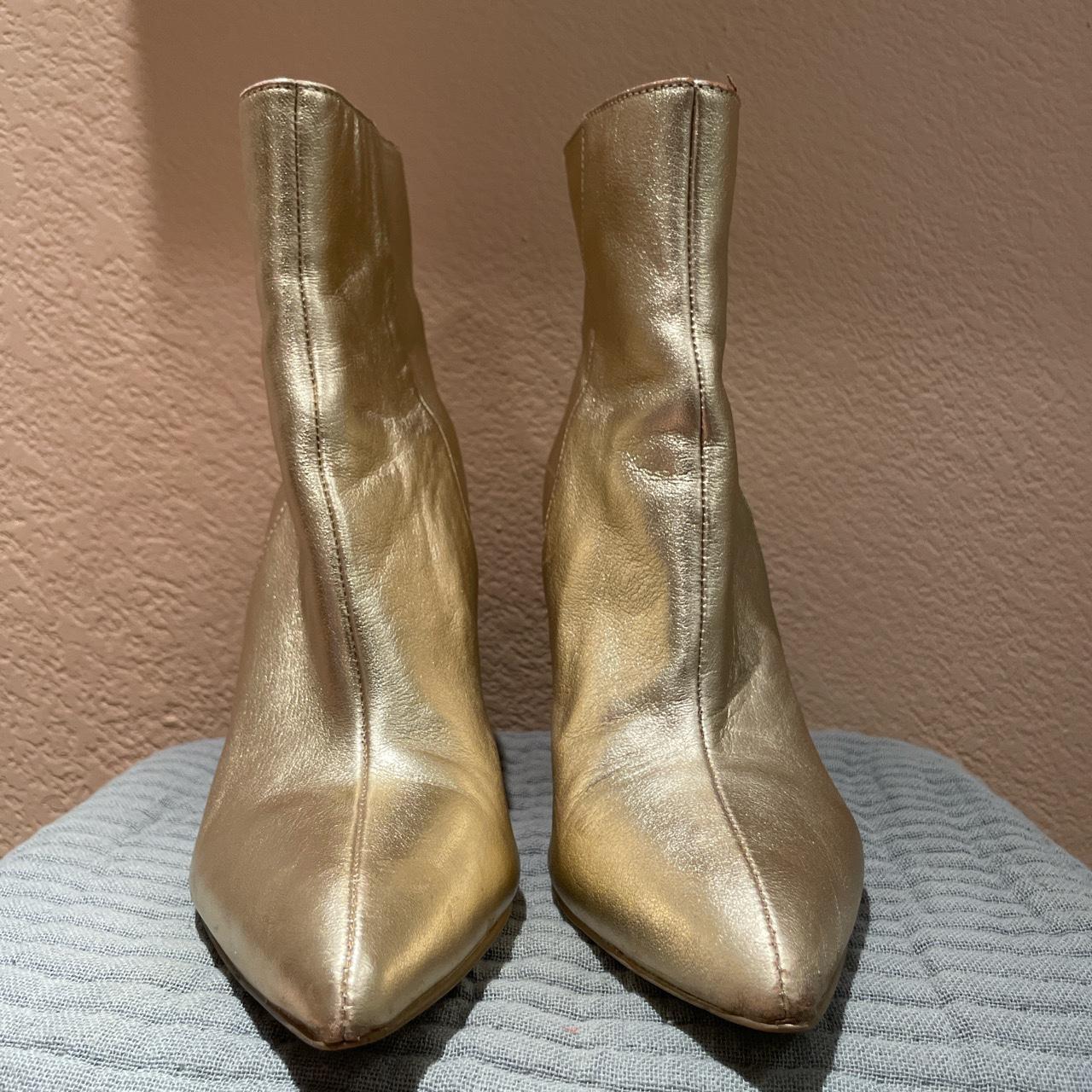 42 gold booties