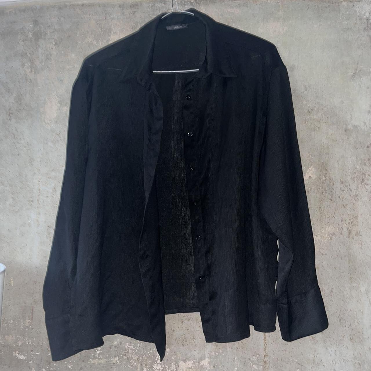 SHEIN Women's Black Shirt | Depop