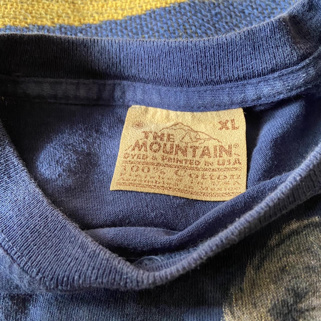 The Mountain Men's Blue and Navy T-shirt | Depop