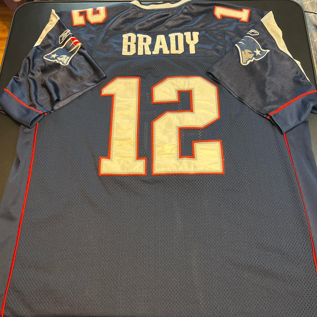 Reebok NFL Tom Brady Patriots jersey, size youth - Depop