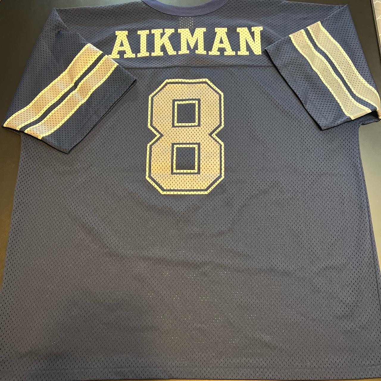 Vintage Troy Aikman Dallas Cowboys Logo 7 Football - Depop