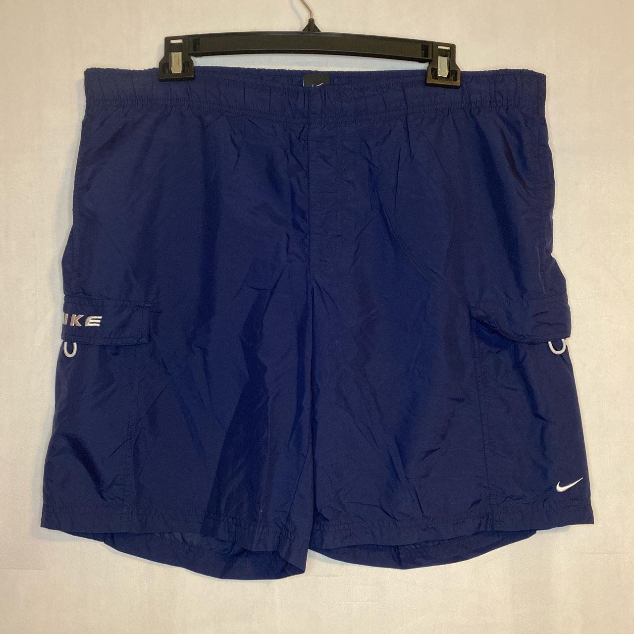 Nike navy swim on sale shorts