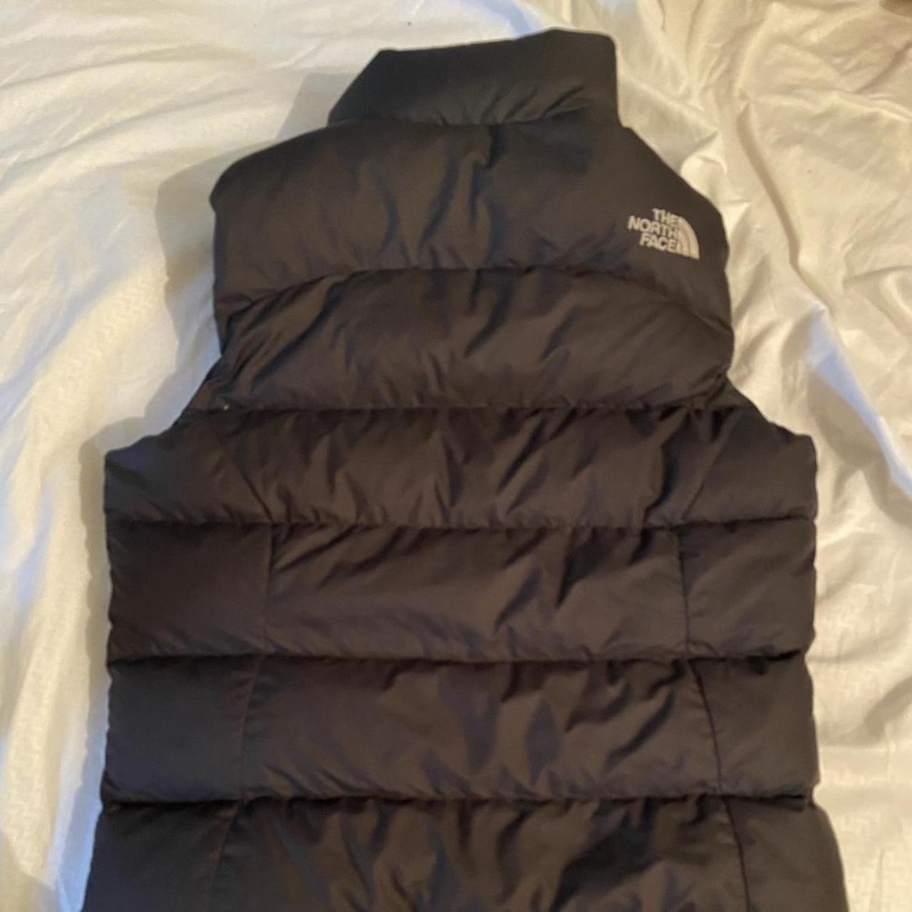 The North Face black puffer vest XS - Depop