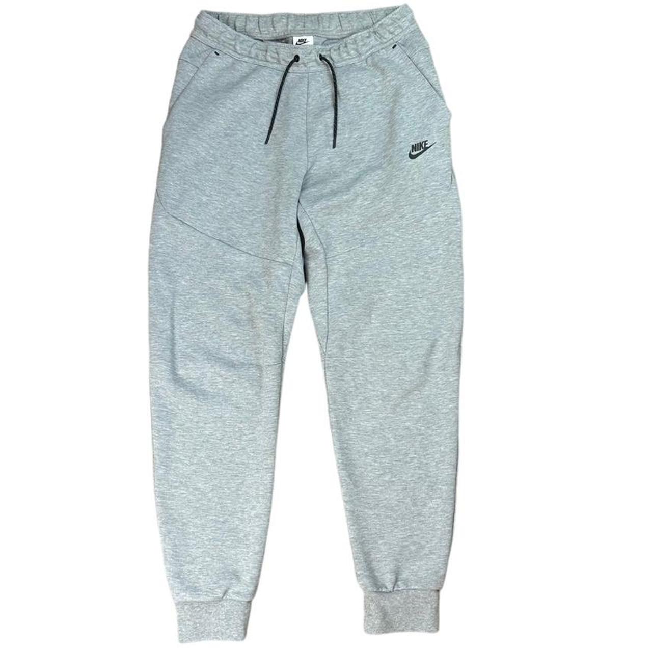 Grey Nike tech fleece tracksuit Size : top =... - Depop