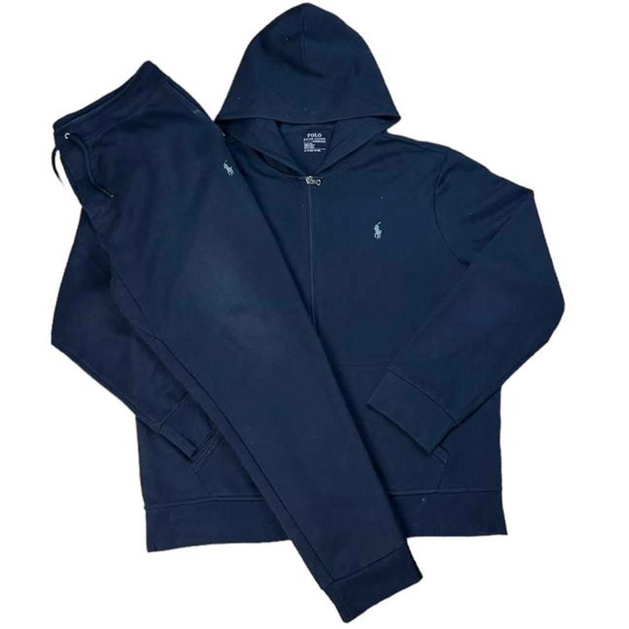 Ralph lauren tracksuit navy best sale