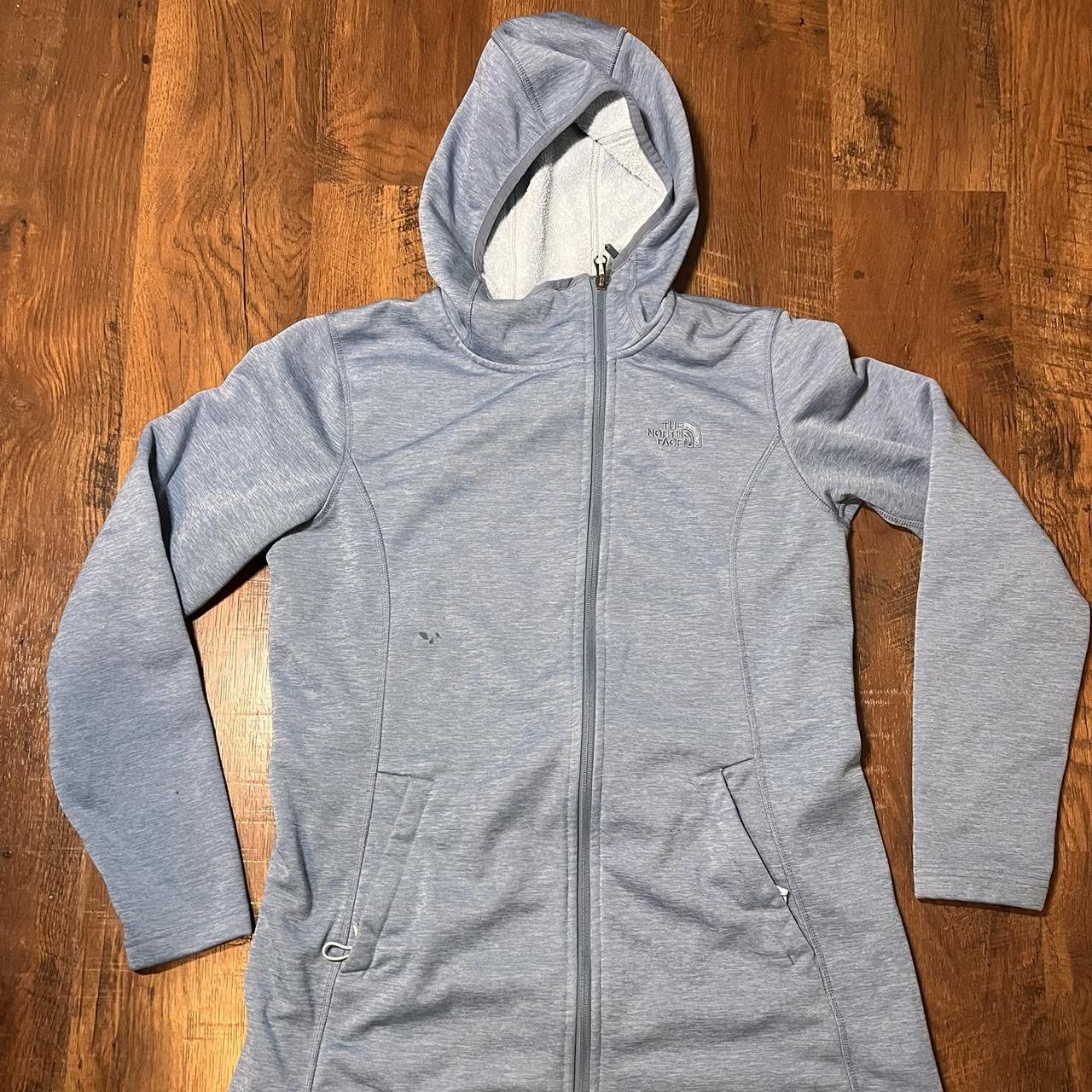 North face hot sale blue sweater