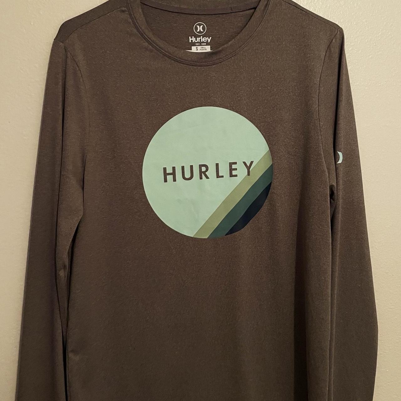 hurley long sleeve polo