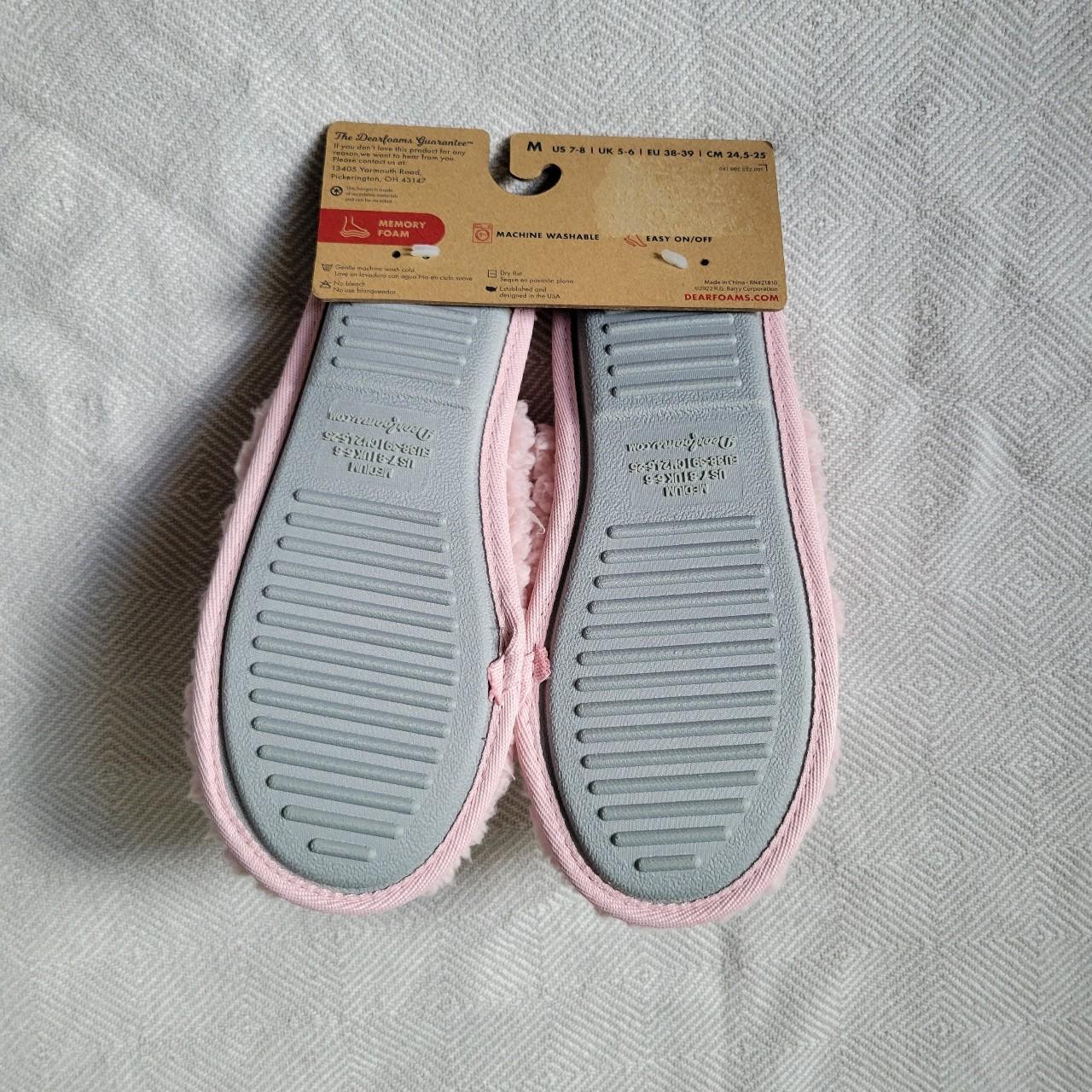 Dearfoams Women's Pink Slippers (2)