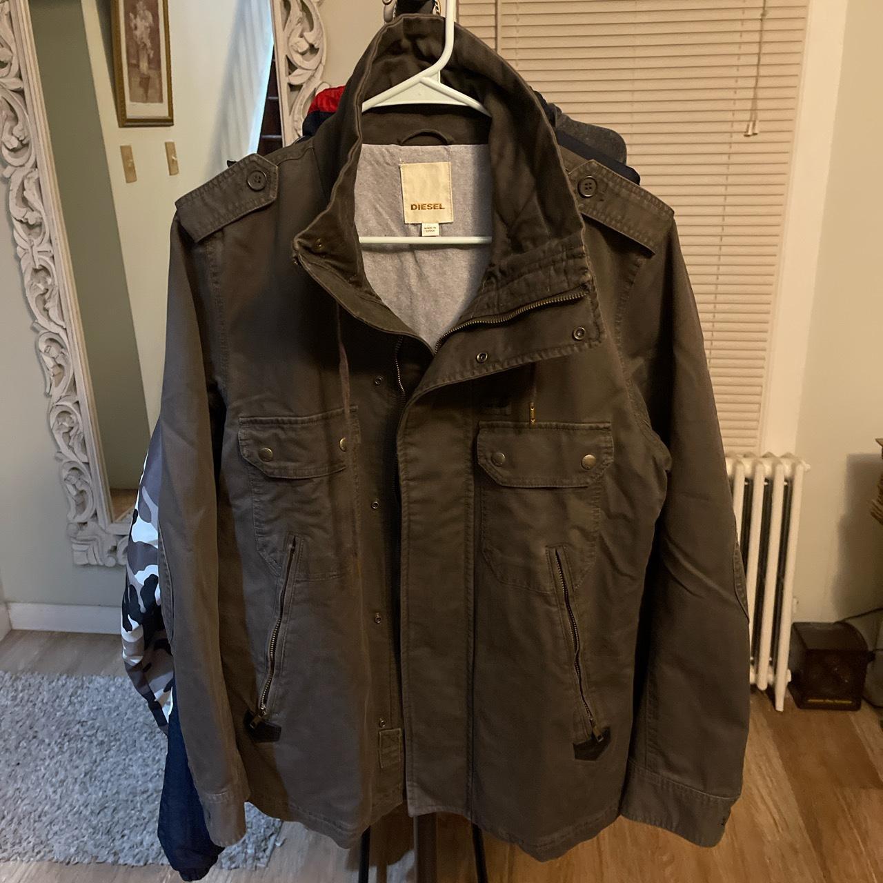 DIESEL MILITARY JACKET LIKE NEW SIZE SMALL diesel... Depop