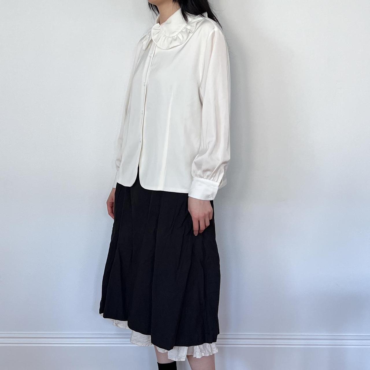 ruched collar shirt