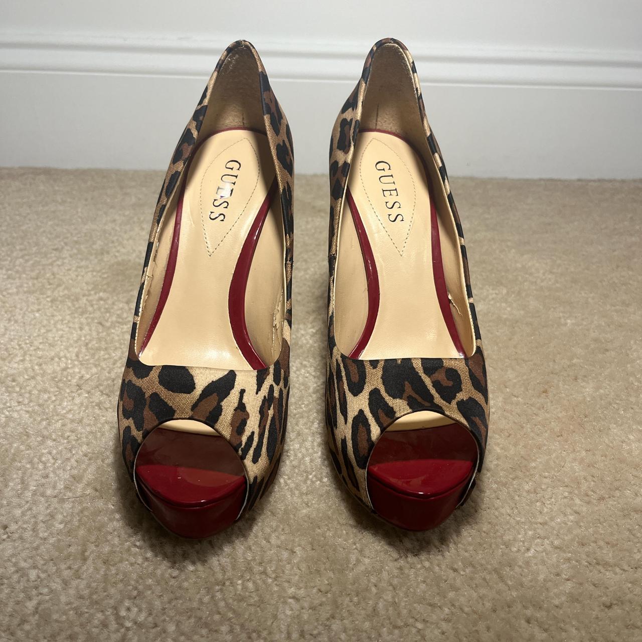 guess cheetah print shoes