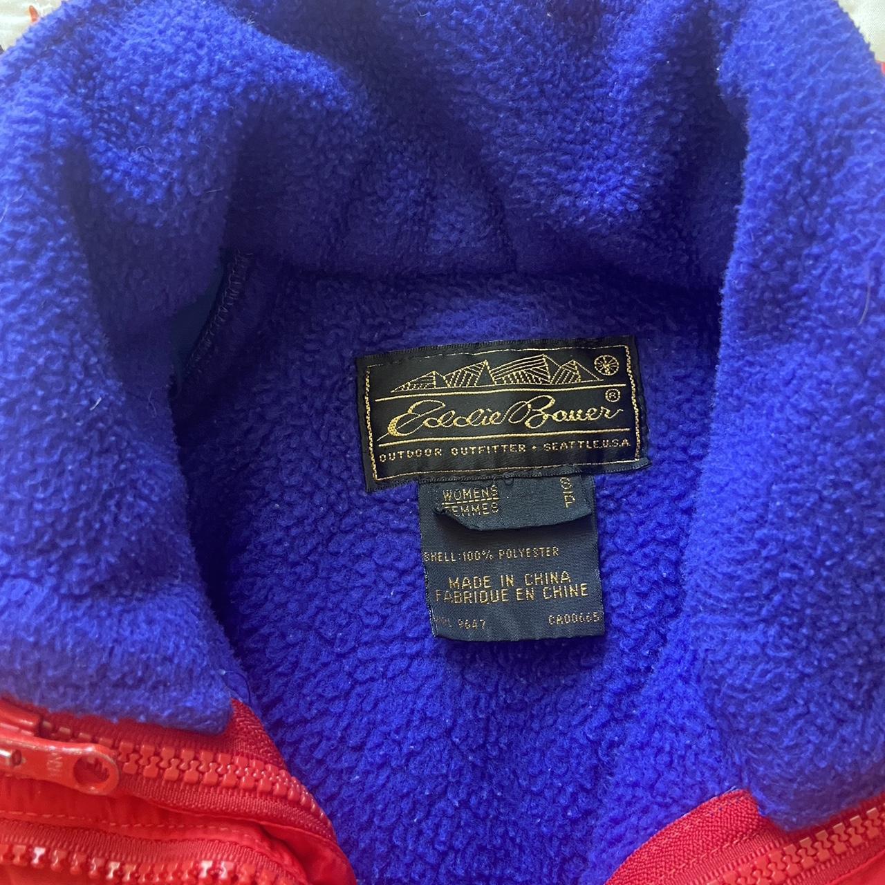 super cool red eddie bauer ski jacket has detachable... Depop