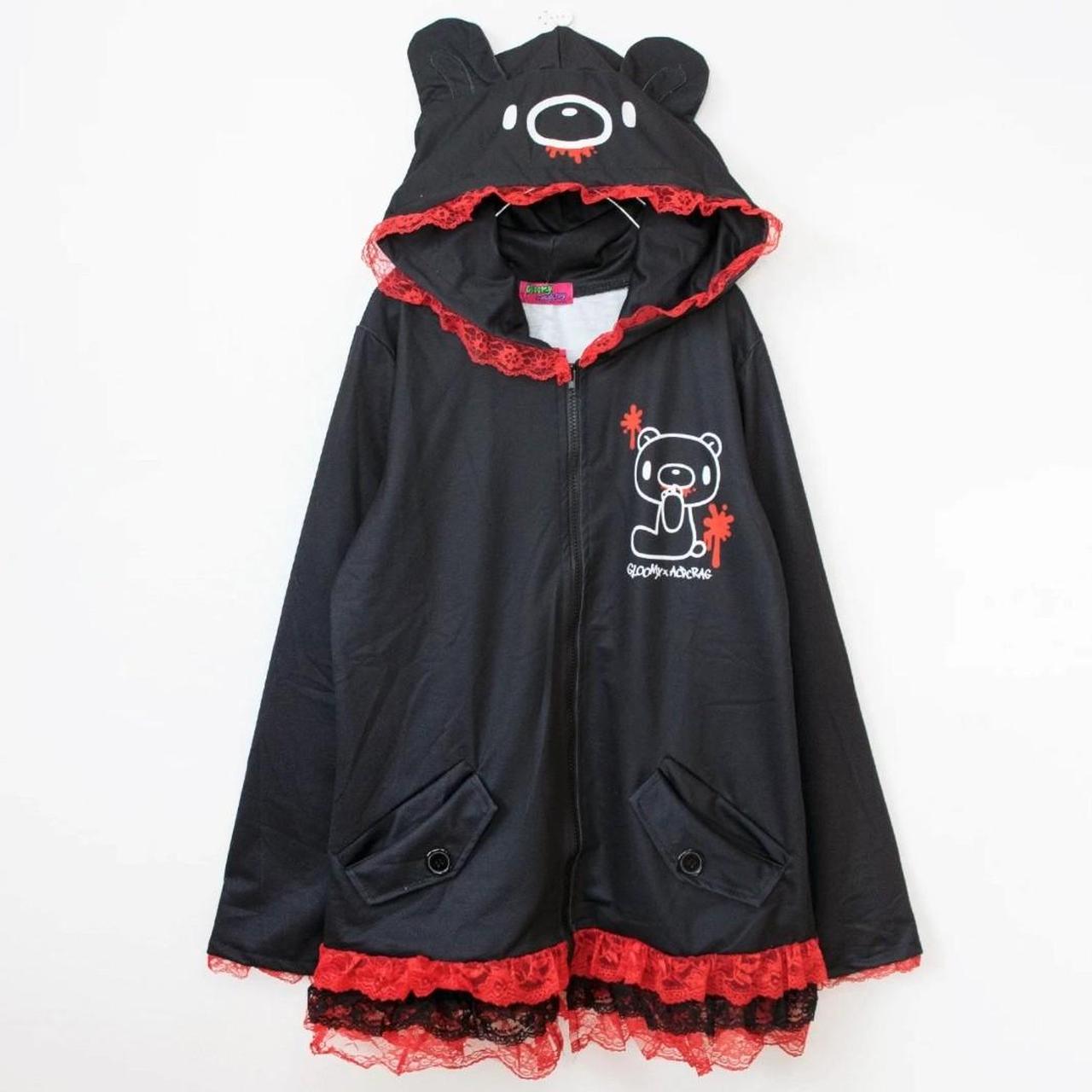 ACDC RAG Gloomy Bear Black and Red Lace... | Depop