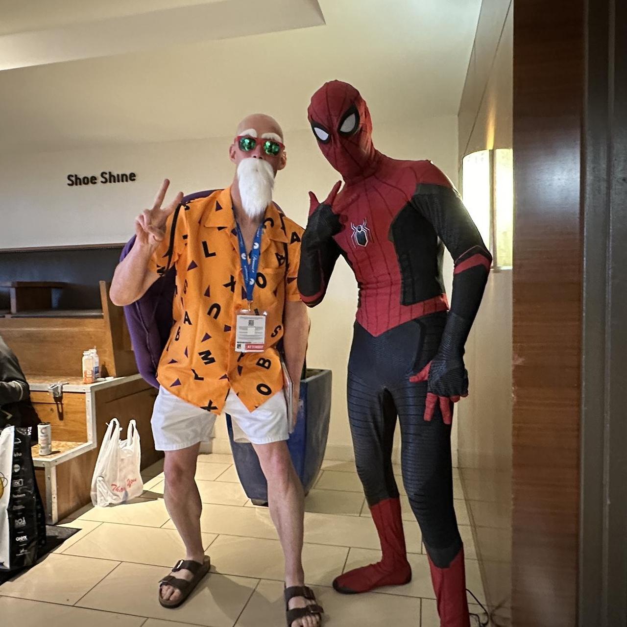 Master roshi Dragon Ball Z costume. Size Large.... - Depop