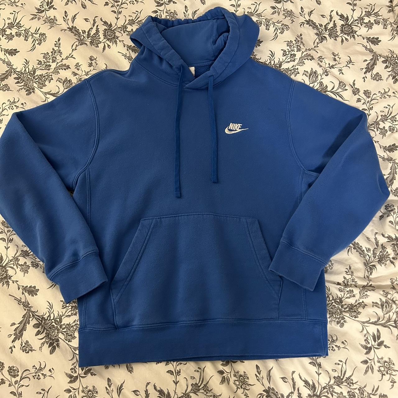 pale blue nike hoodie
