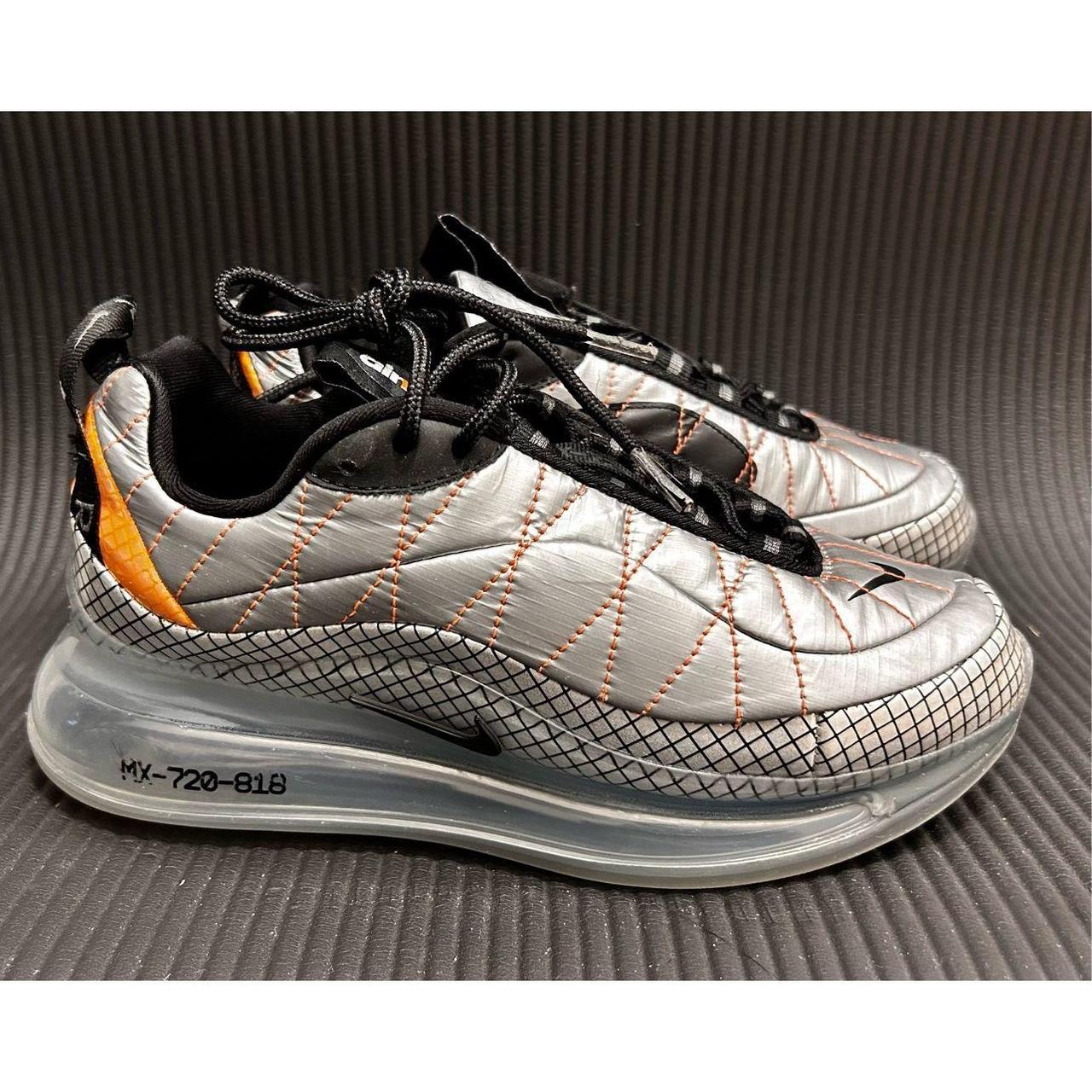 Nike Air on sale Max 720-818 - 4Y Running Metallic Silver Sneaker