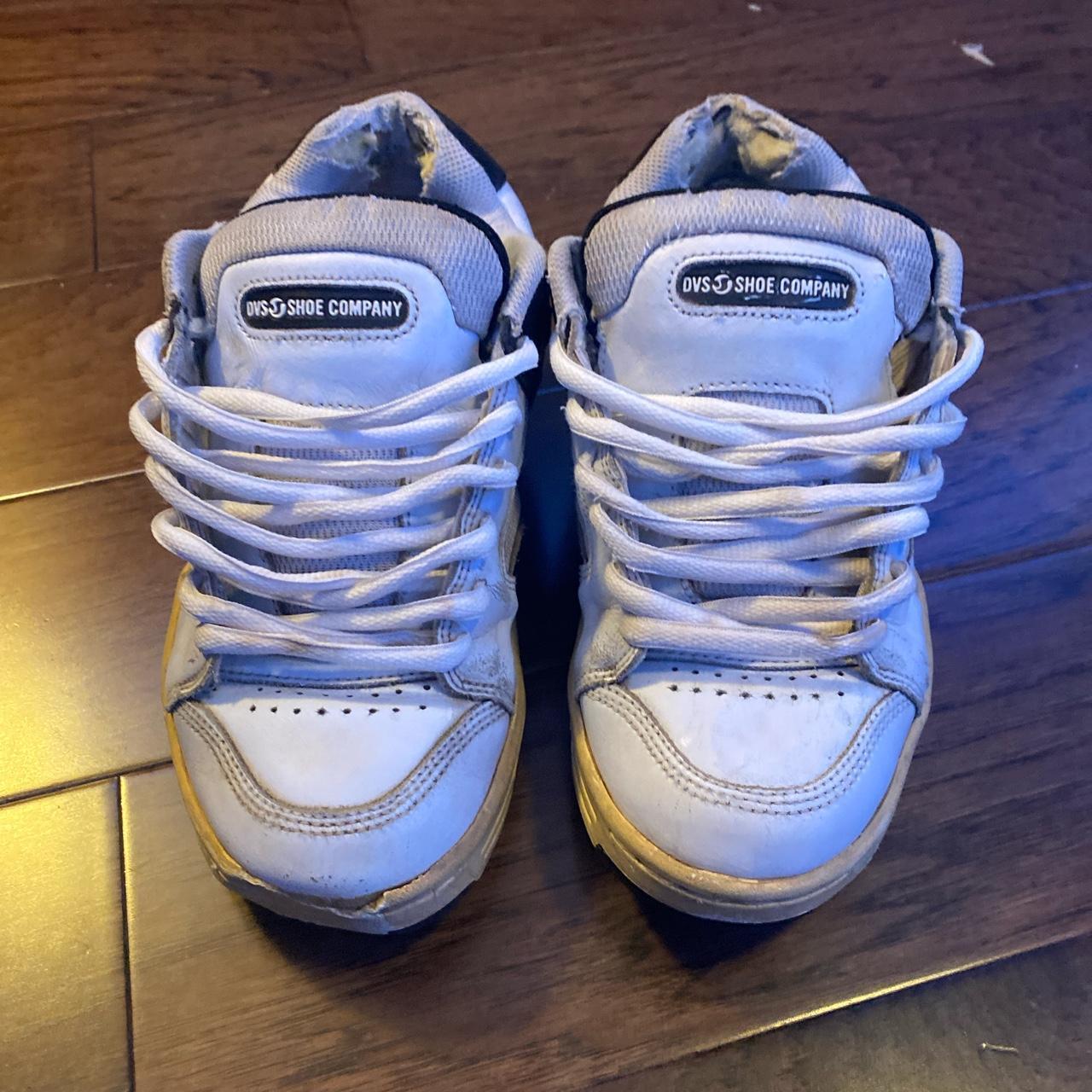 Men's White and Black Trainers | Depop