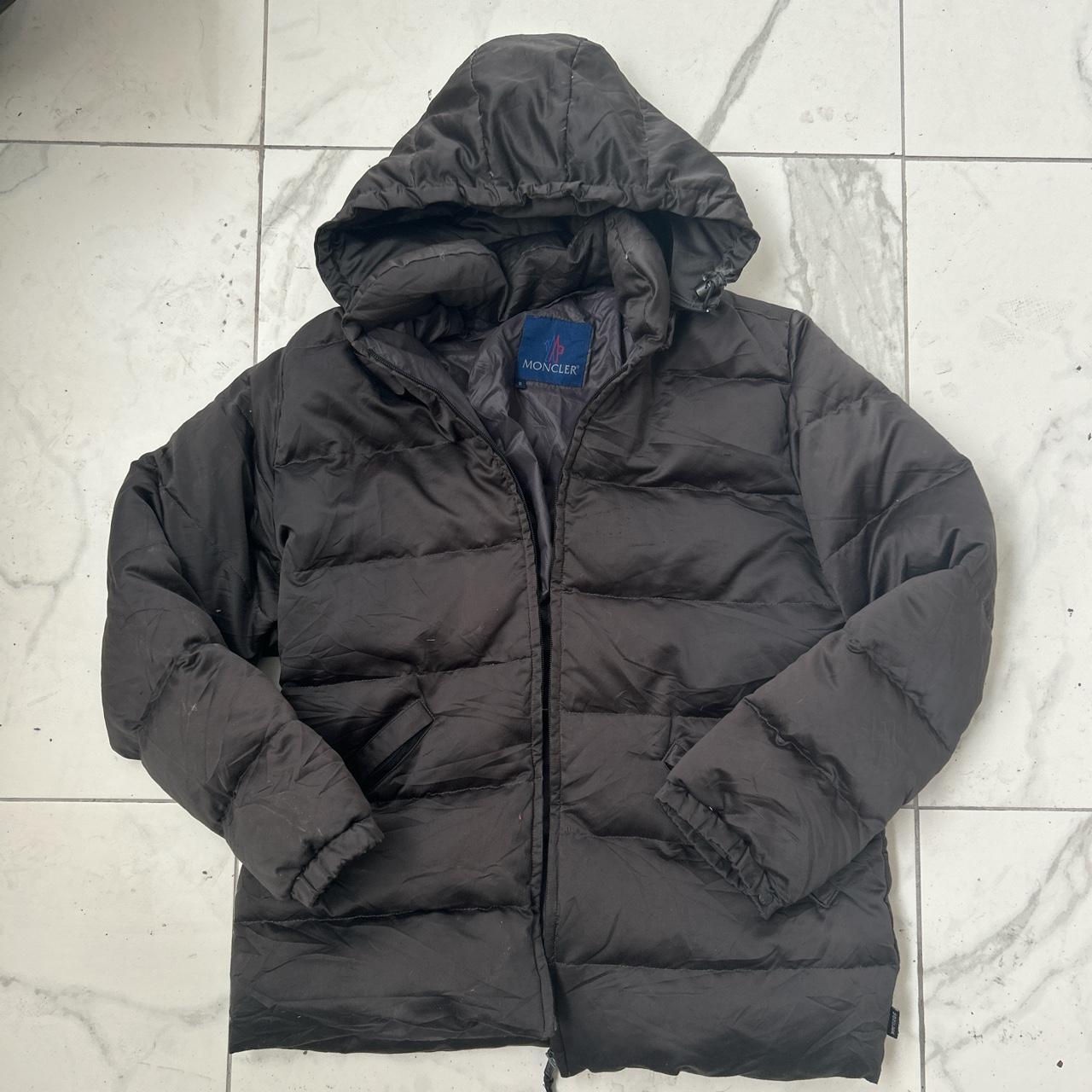 Vintage moncler coat puffer jacket hooded coat... - Depop