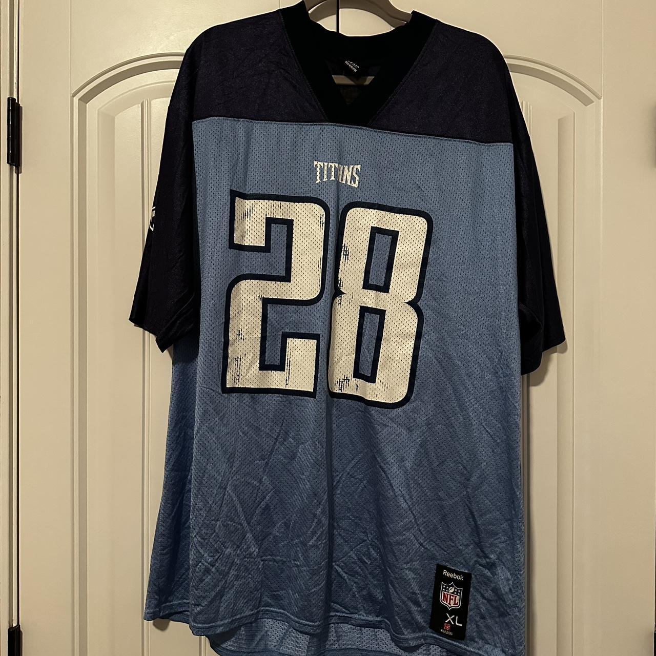 Titans #28 Reebok Football Jersey 