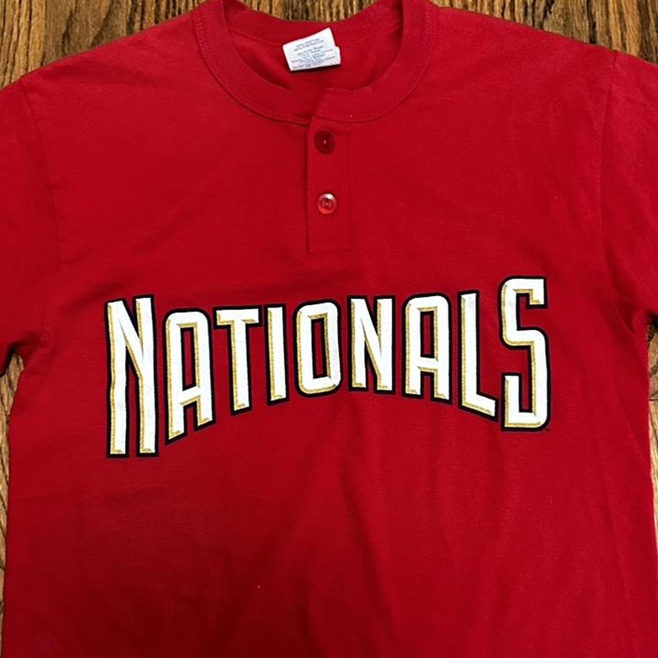 MLB Majestic Washington Nationals red size 2XL t - Depop