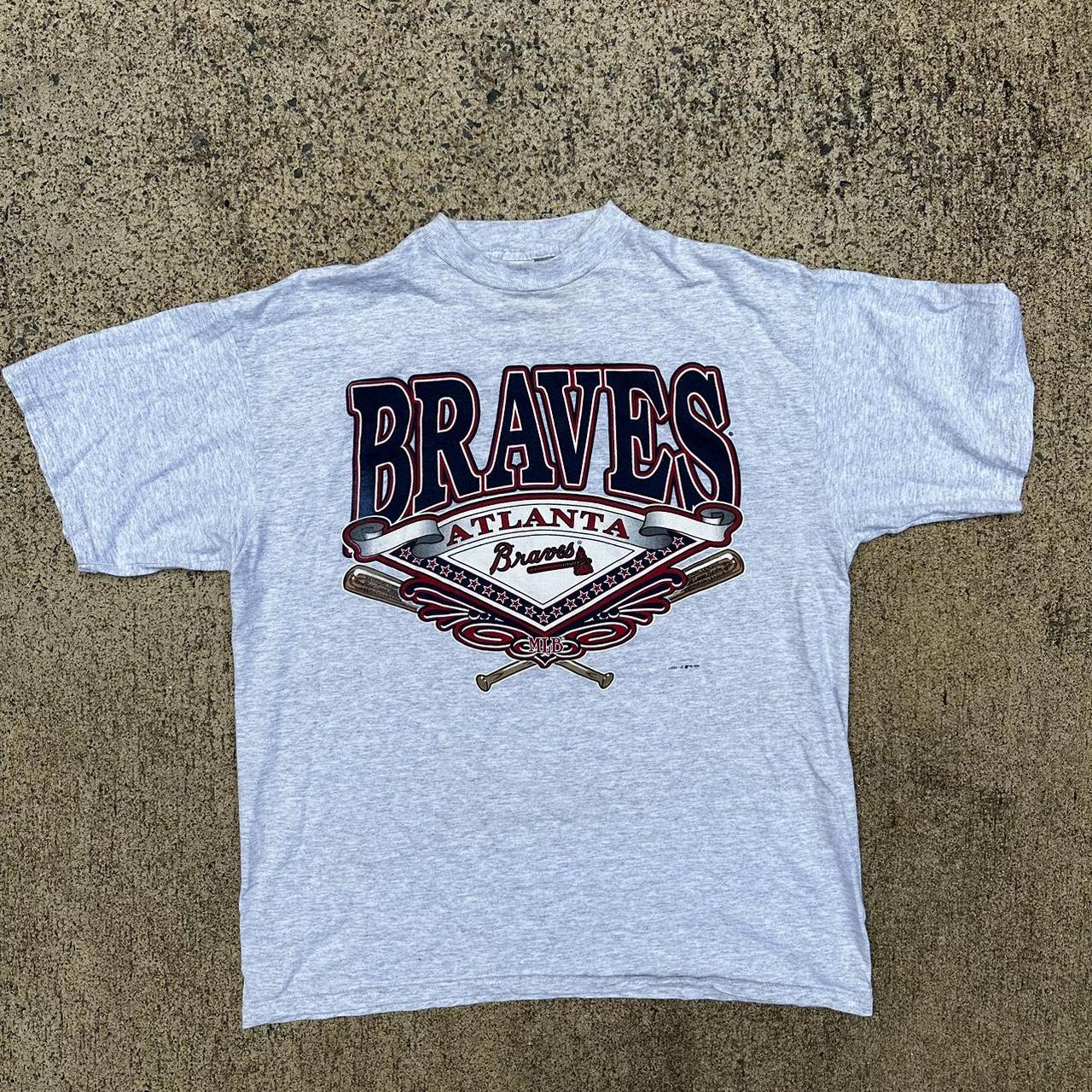 98 Atlanta Braves Shirtvintage Atlanta Braves Shirt90s 