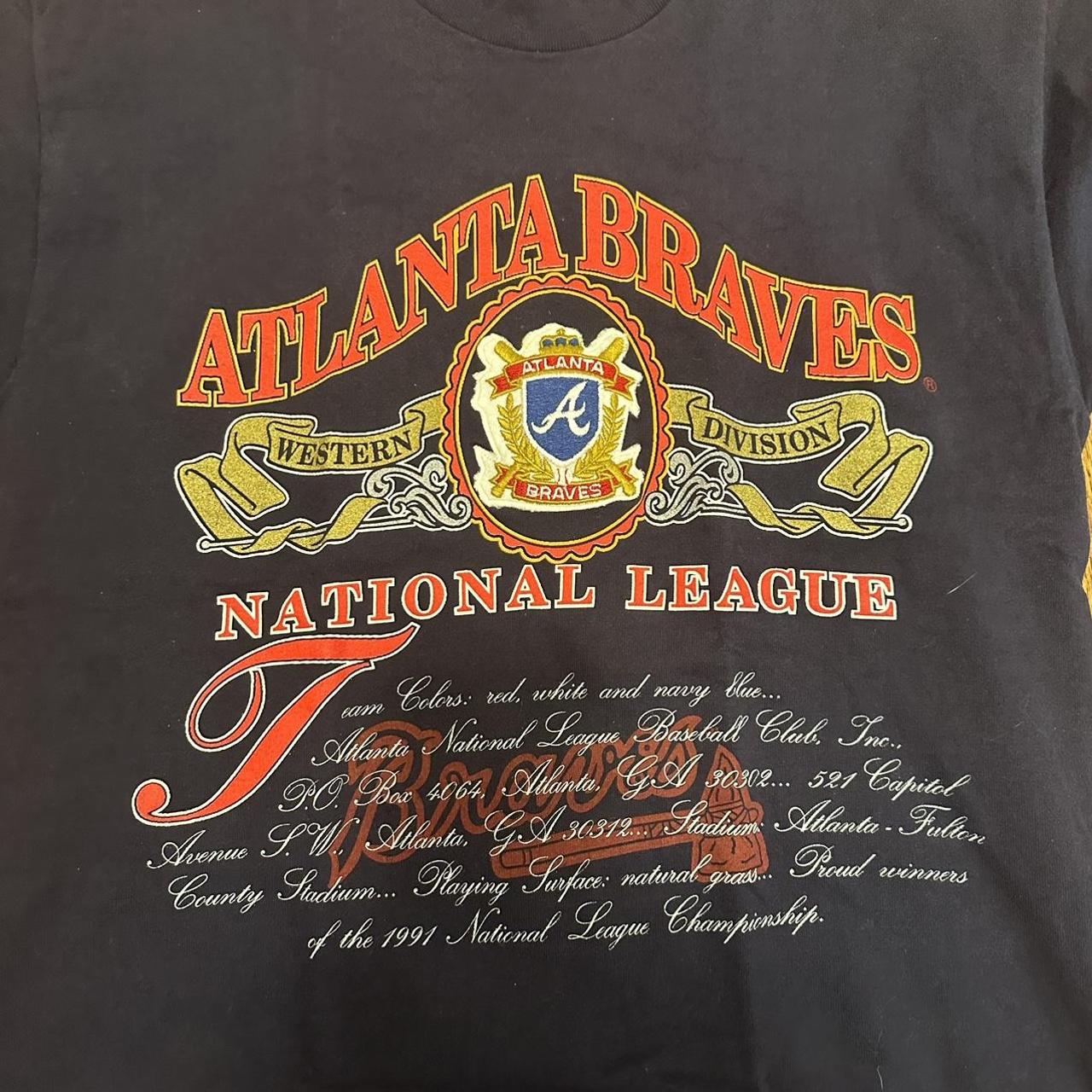 Atlanta Braves: 1991 National League Champions Tee (S/M