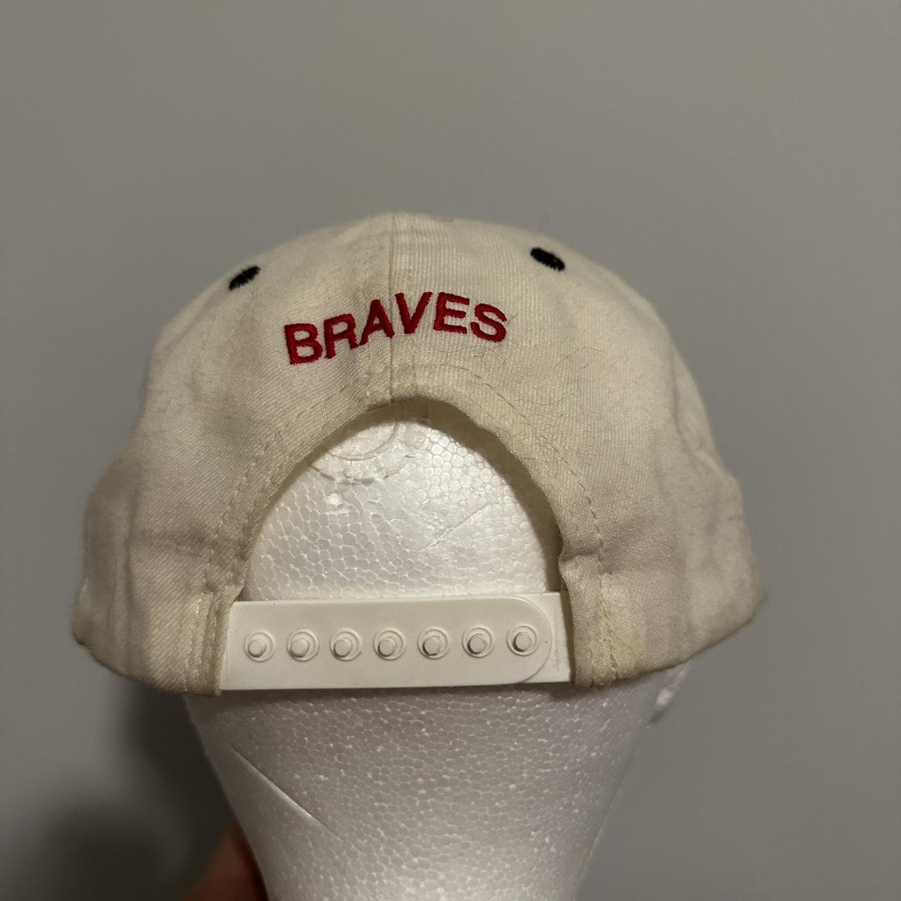 Vintage Atlanta Braves Hat Cap Snapback 1993 NL West - Depop