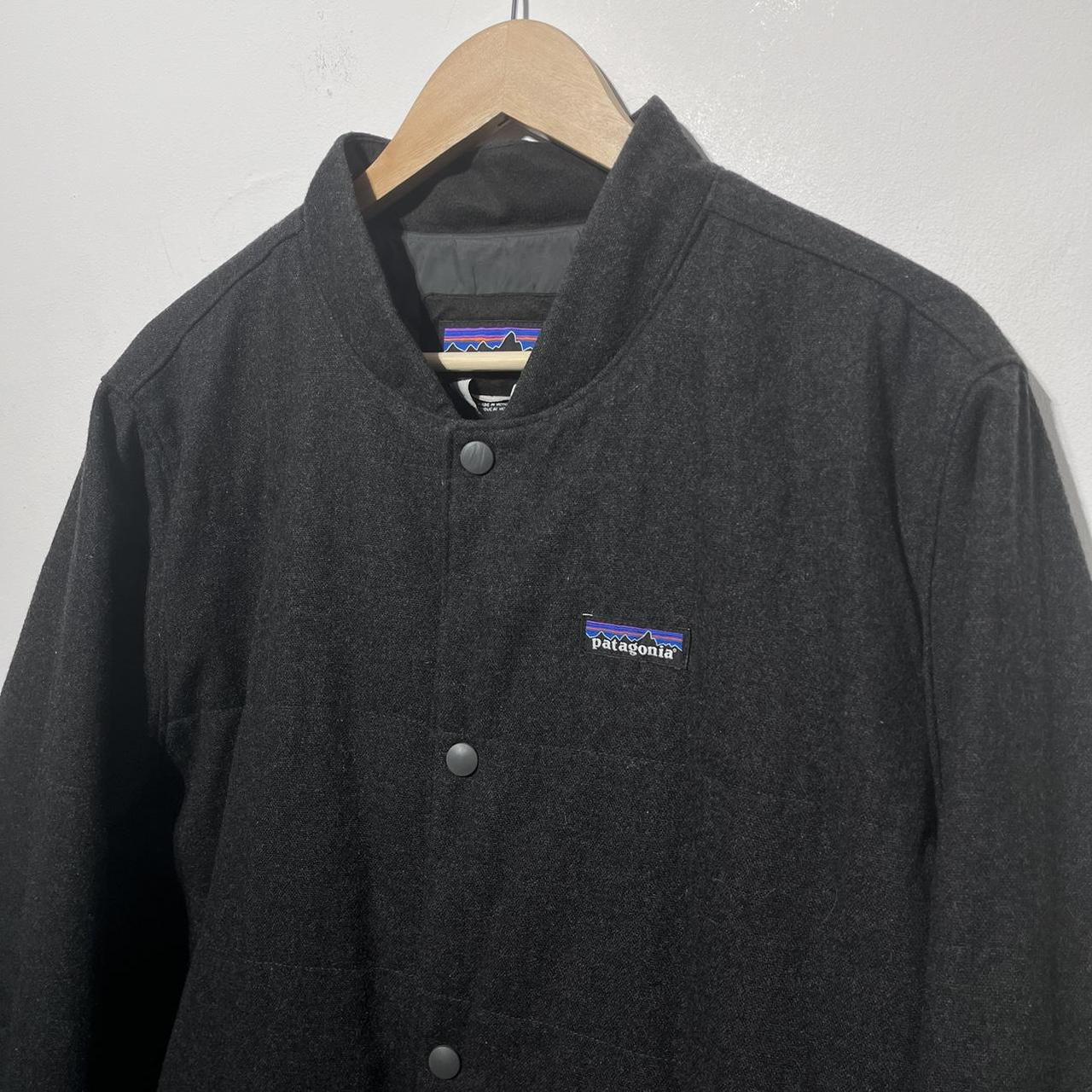 Patagonia men's recycled wool bomber jacket on sale