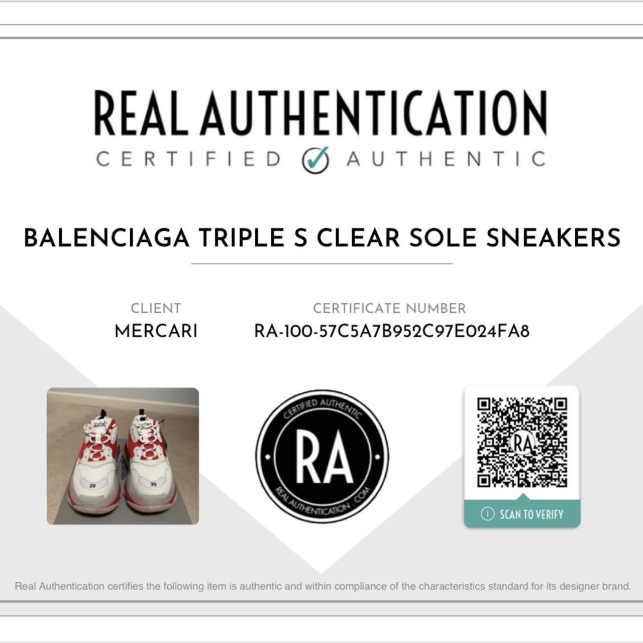 Balenciaga TRIPLE S SNEAKER CLEAR