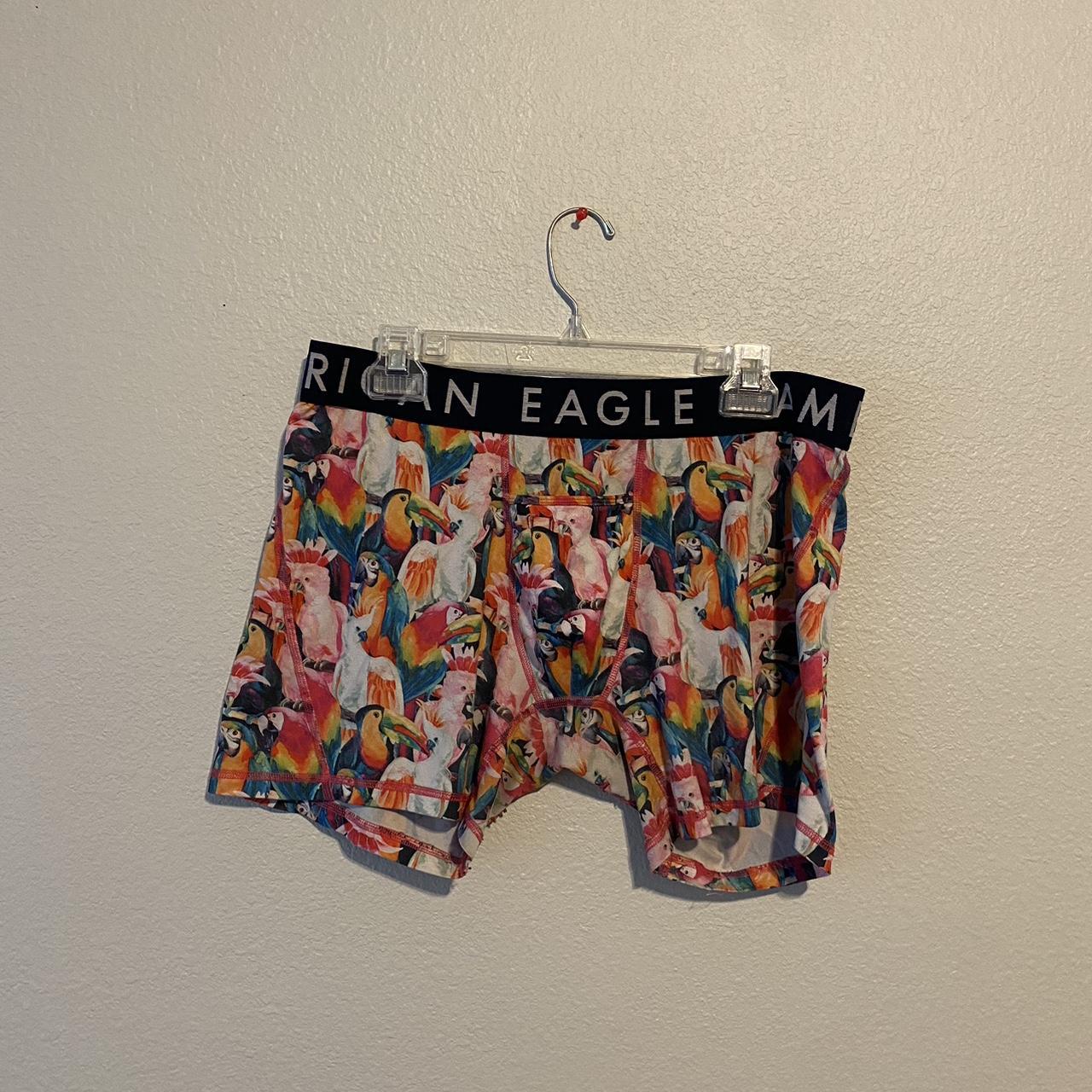 MENS AMERICAN EAGLE PARROTS FLEX BOXER BRIEF SIZE XL... Depop