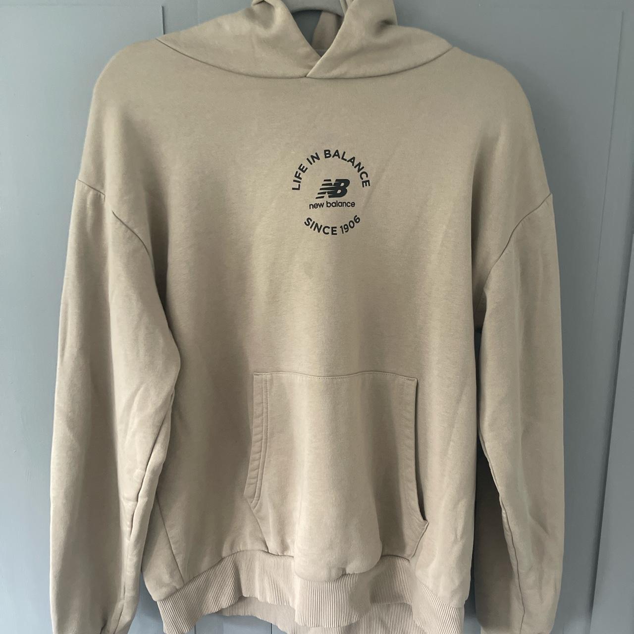 NB hoodie , hardly worn , size S - Depop