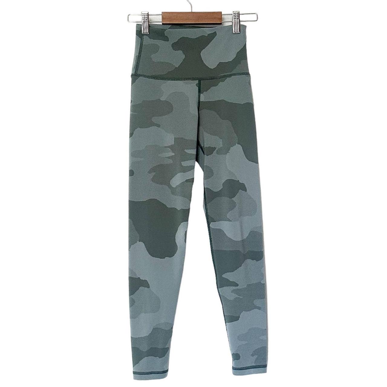 Very cute green camo SHORT leggings from Aerie.