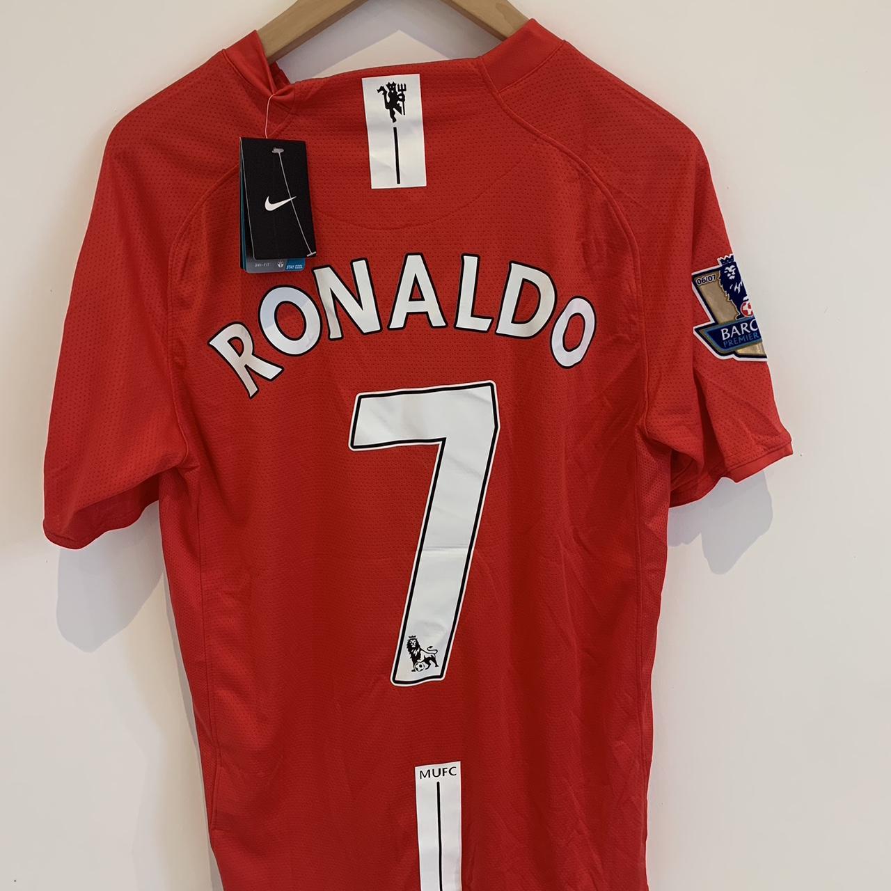 Manchester United 07-08 Home Shirt Cristiano Ronaldo... - Depop