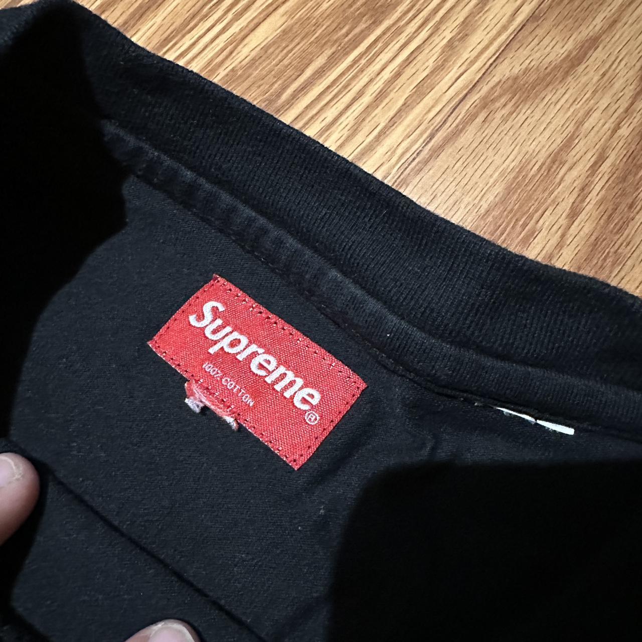 FIXED PRICE. NO RETURNS Supreme logo sweater Used... Depop