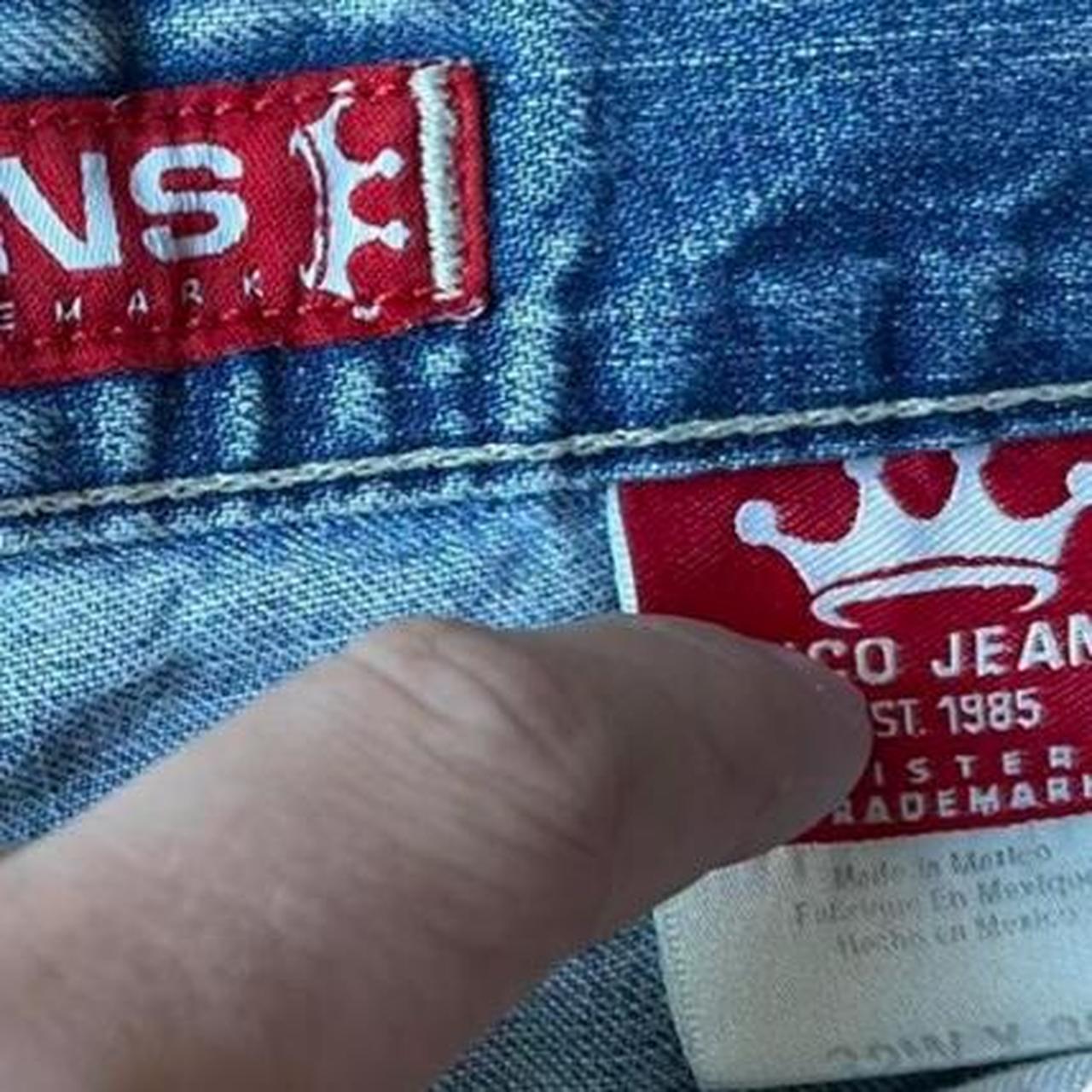 rare red crown jnco jeans MESSAGE BEFORE BUYING OR... - Depop