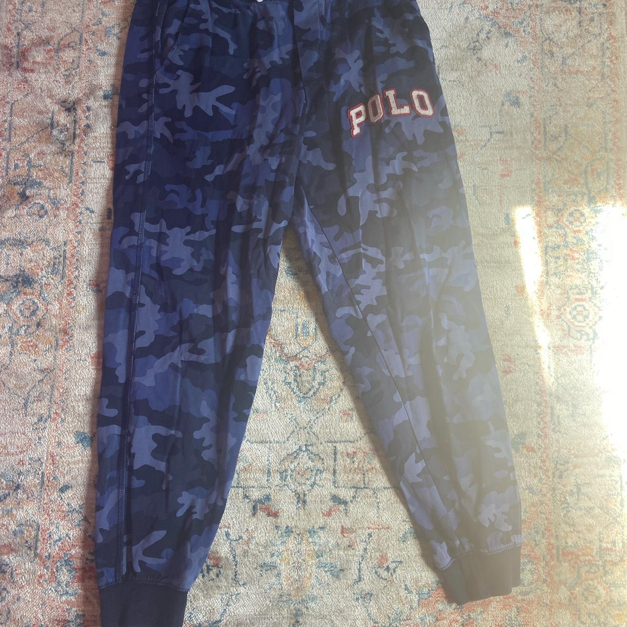 Polo blue outlet camo pants