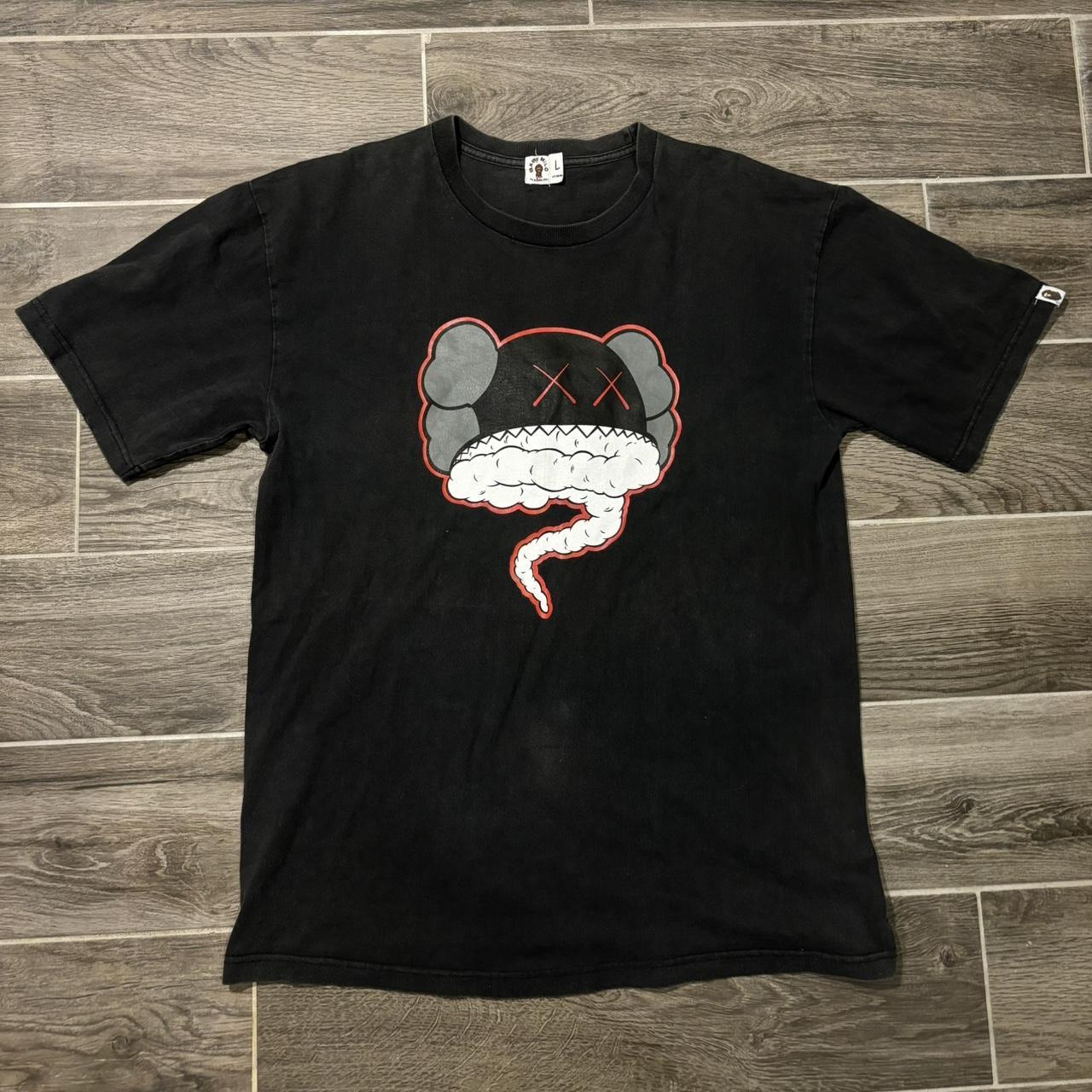 Bape kaws t shirt best sale