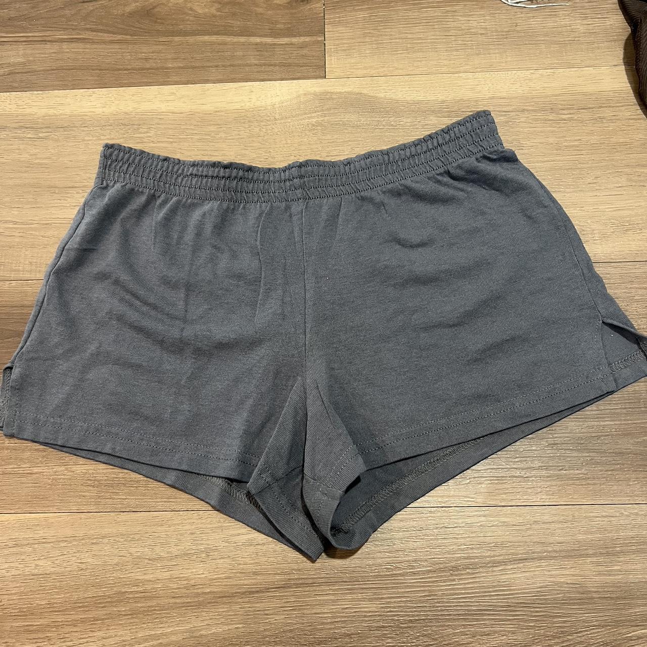 Grey low rise Soffe shorts - Depop