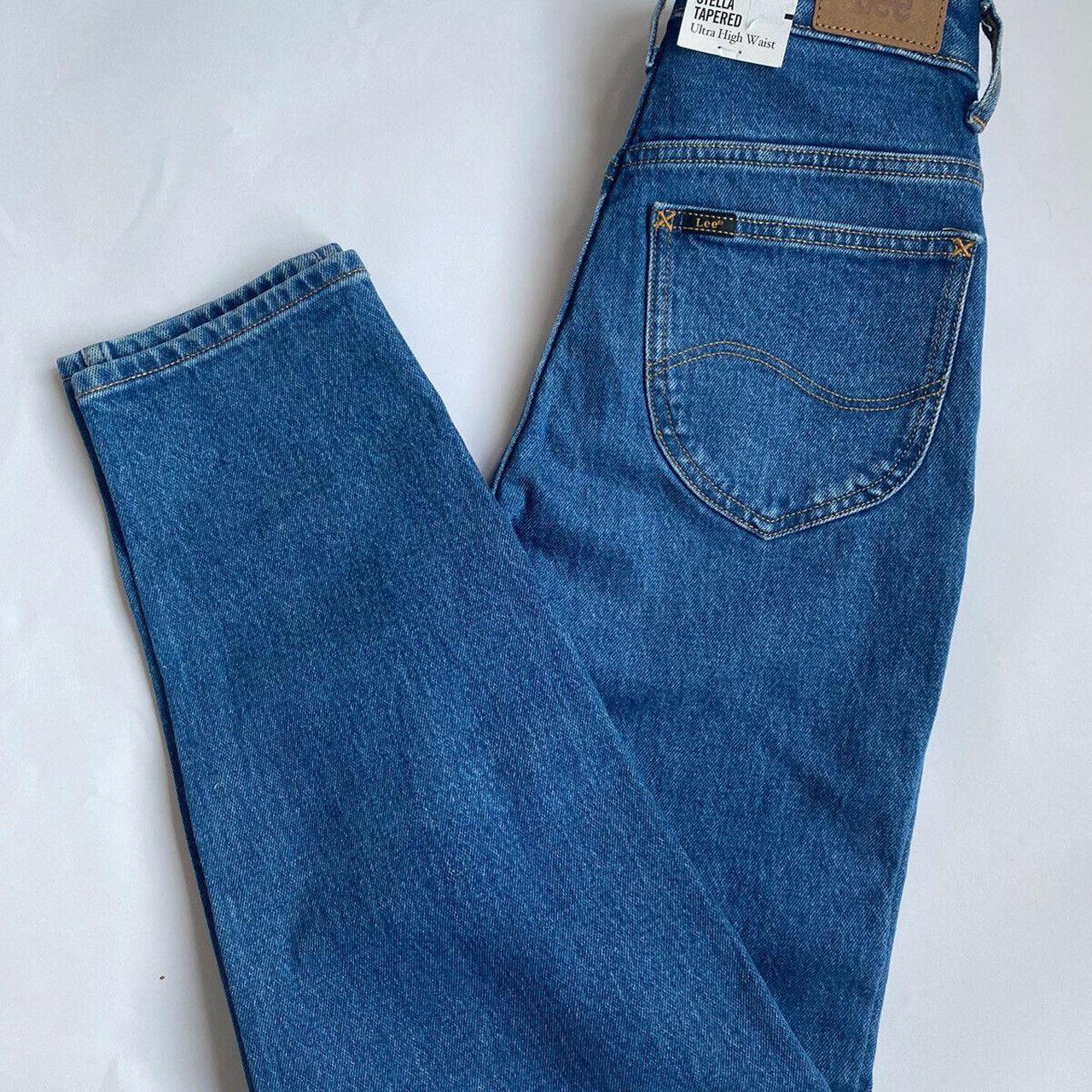 lee stella tapered jeans Ultra High Waist W24 L31... - Depop