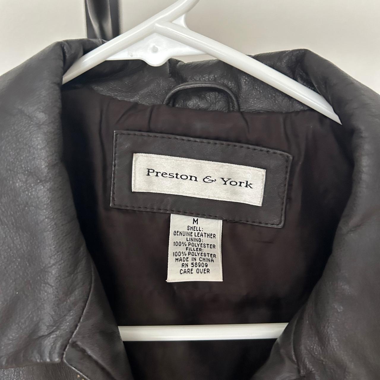 Preston & york leather jacket hotsell