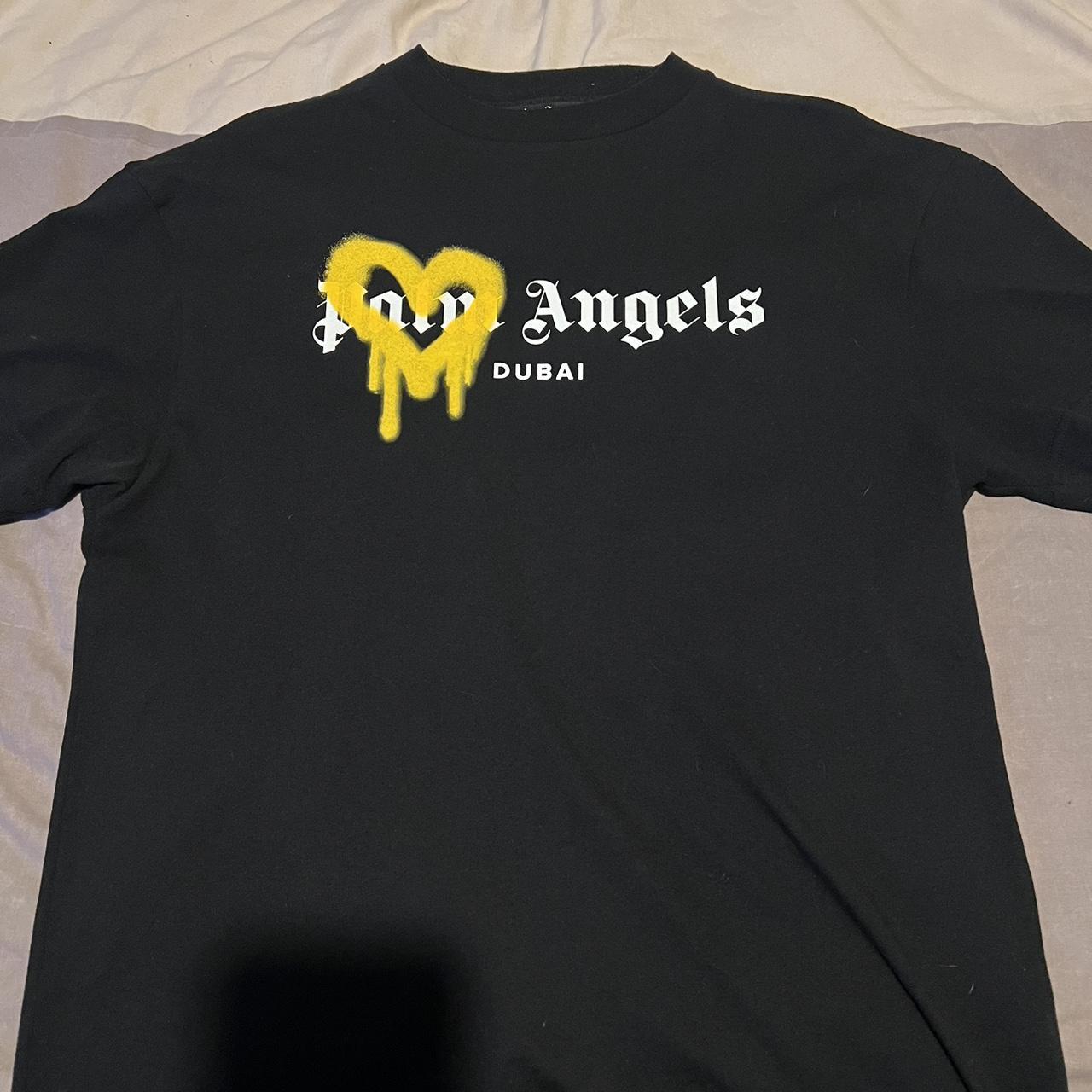 Genuine Palm Angels Los Angeles Sprayed T-shirt. In - Depop