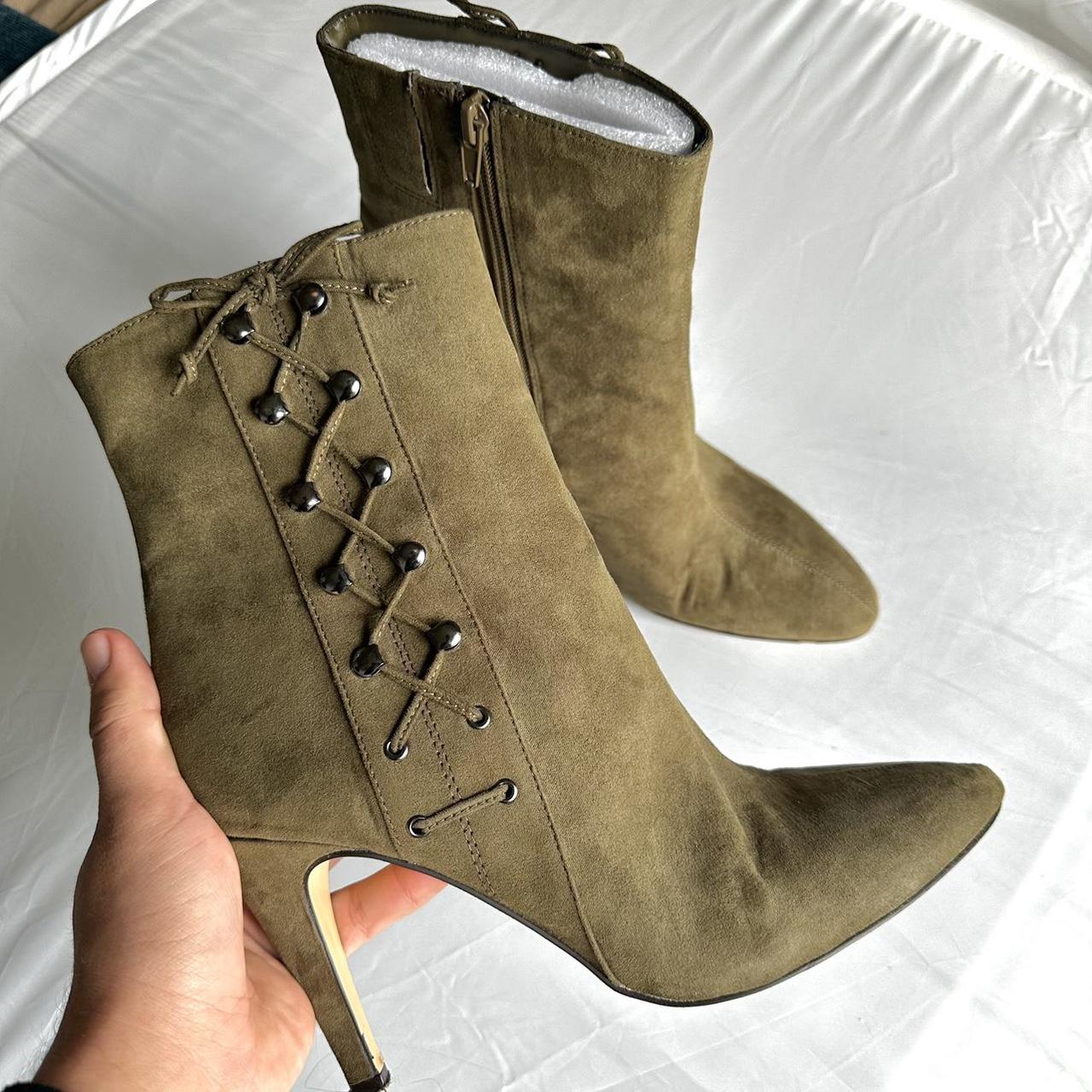 Nine west green clearance boots