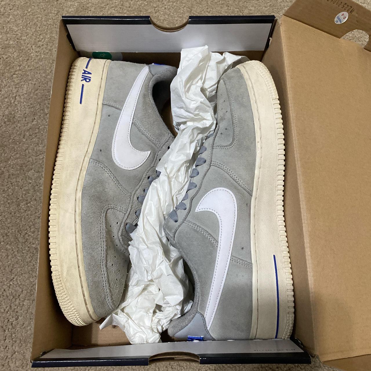 Nike Men's Sneakers Grey/Blue US 10 – Air Force '07 LX Lt