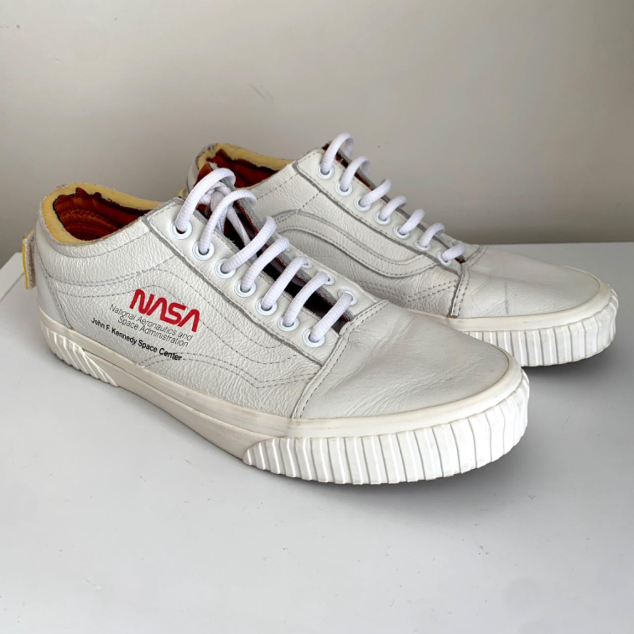vans nasa shoes white