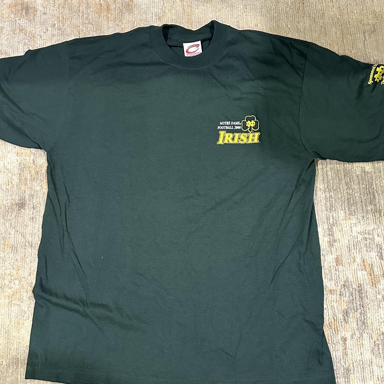 Brand New Notre Dame Football T-shirt From 2000 With - Depop