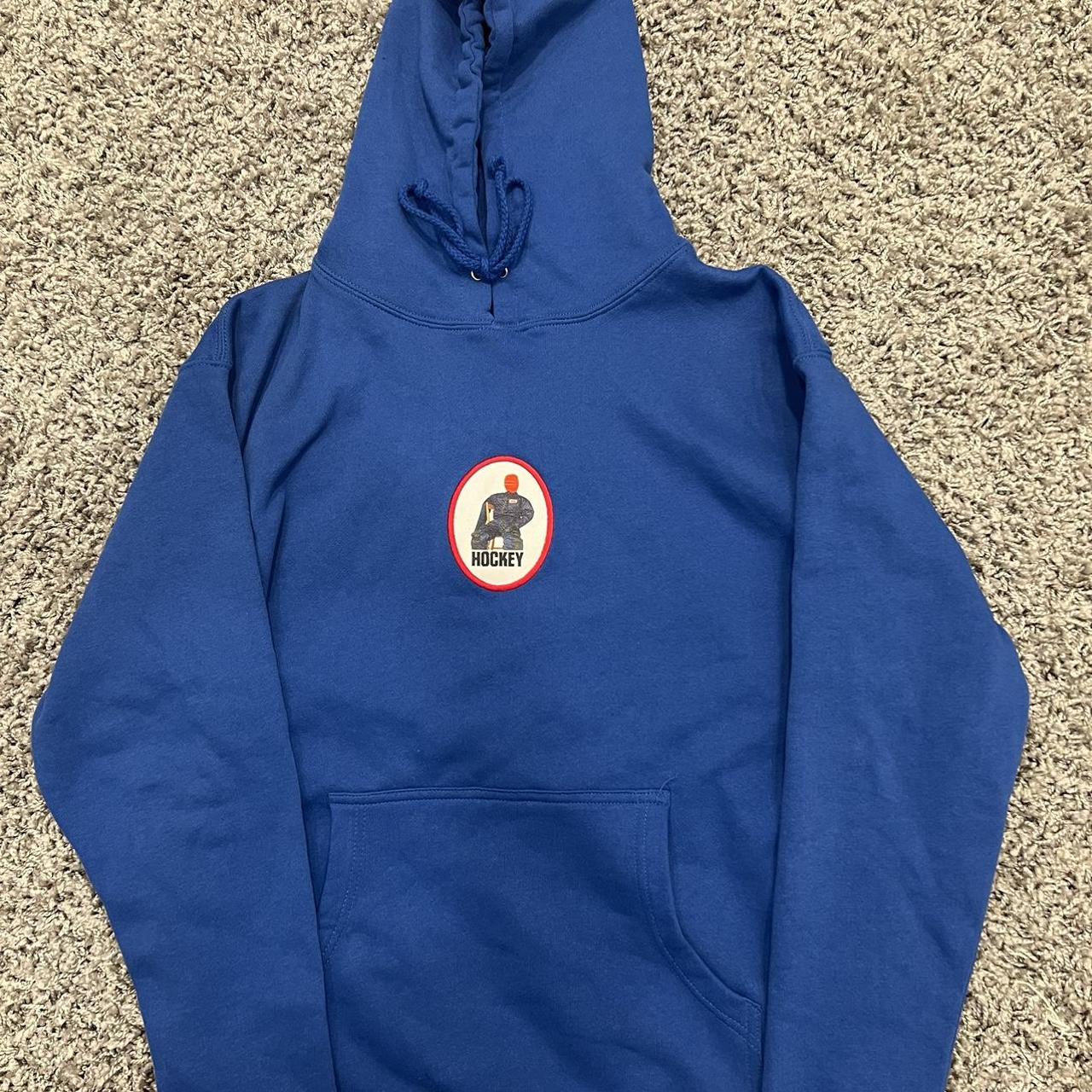 Blue Fucking Awesome (hockey) hoodie. Brand... - Depop