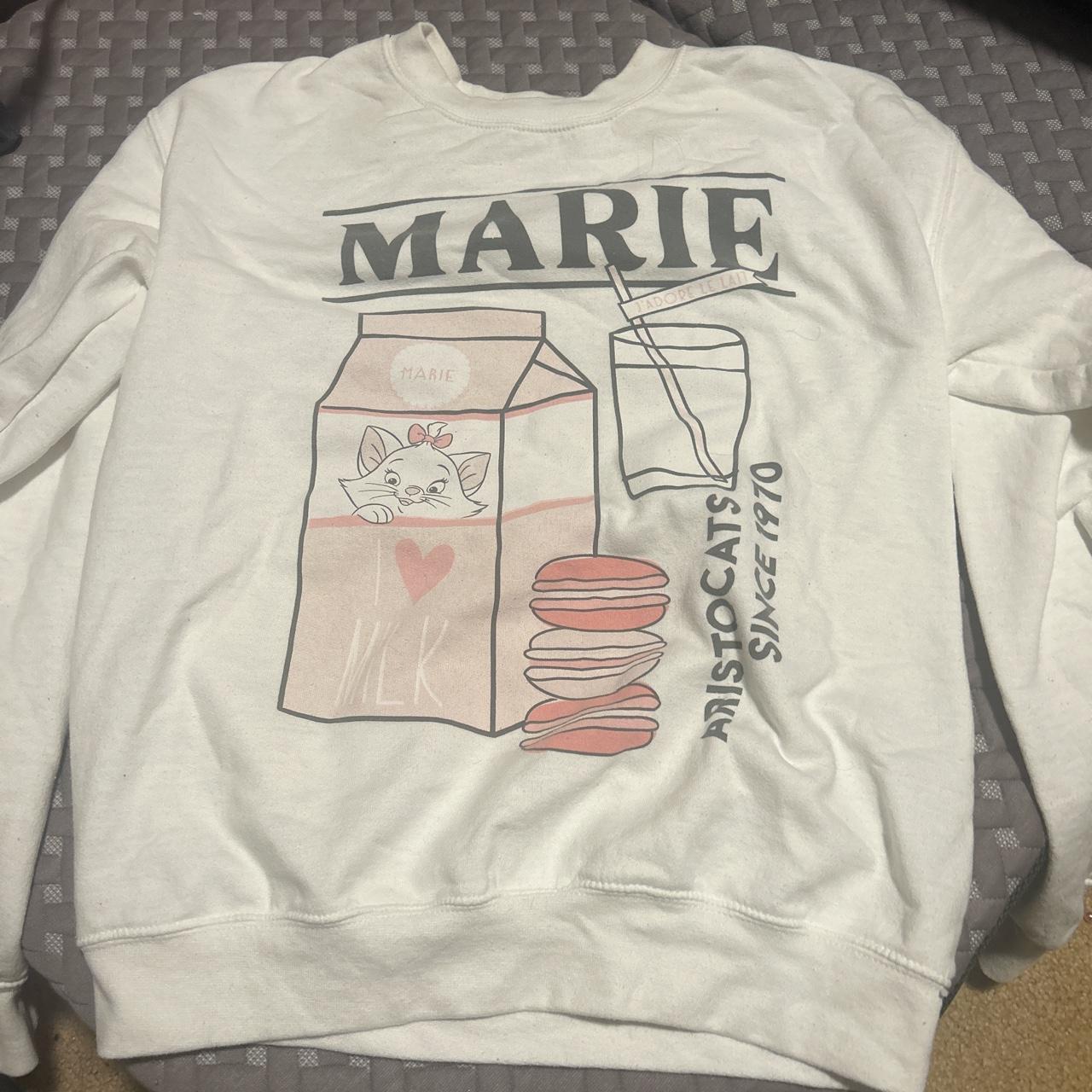 Size Small Marie From Aristocats Pull Over Crewneck Depop